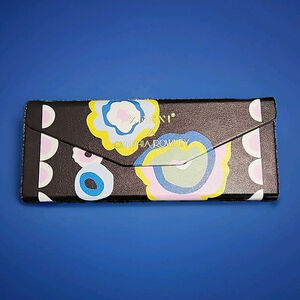 Zenni X Cynthia Rowley Women's Eyeglass Case Floral Tri-fold Hard